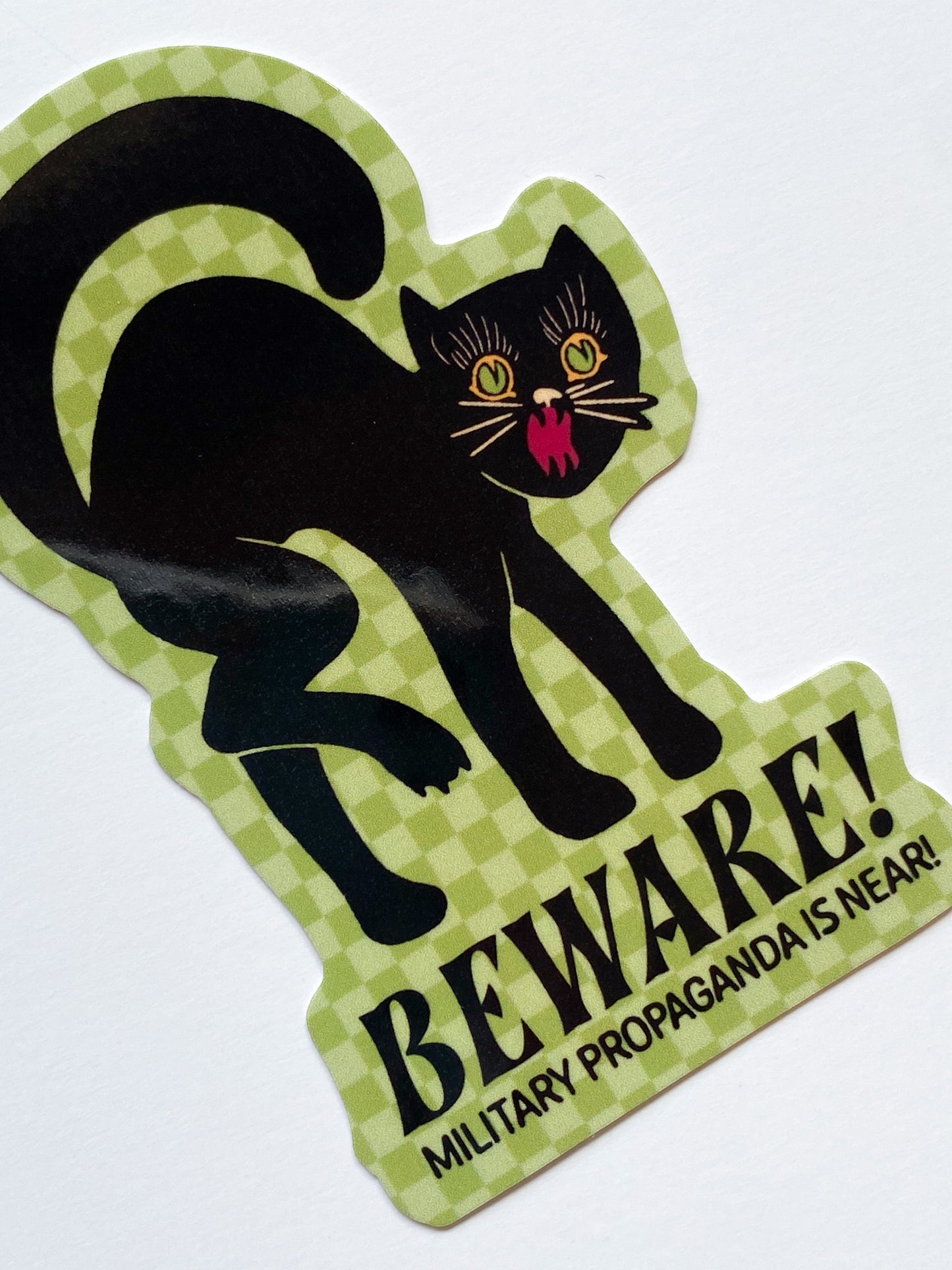 Beware Military Propaganda Is Near Sticker