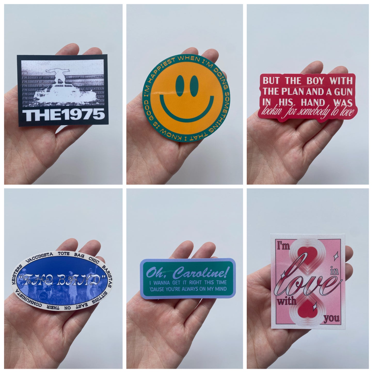 The 1975 Being Funny in a Foreign Language Stickers