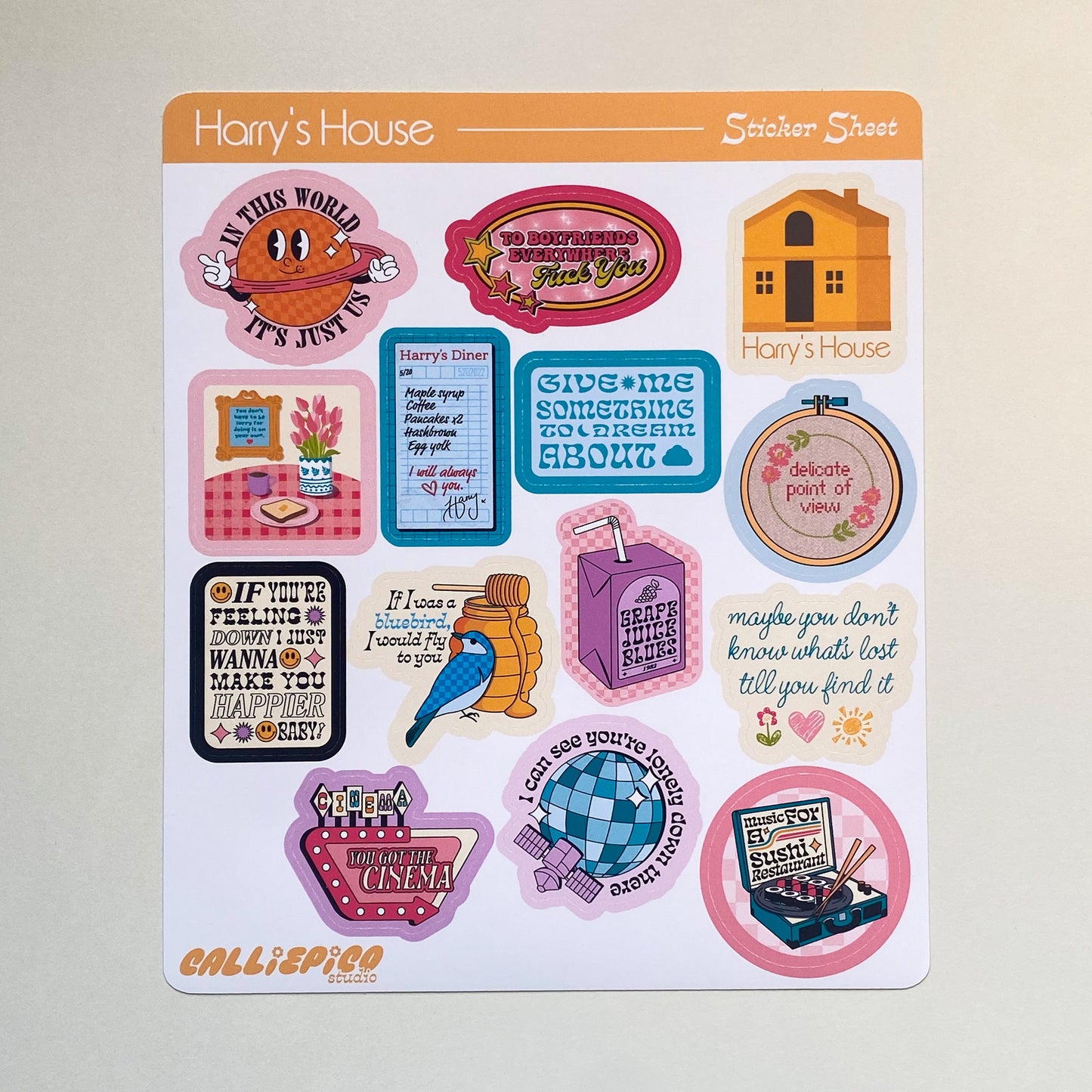 HS3 Sticker Sheet