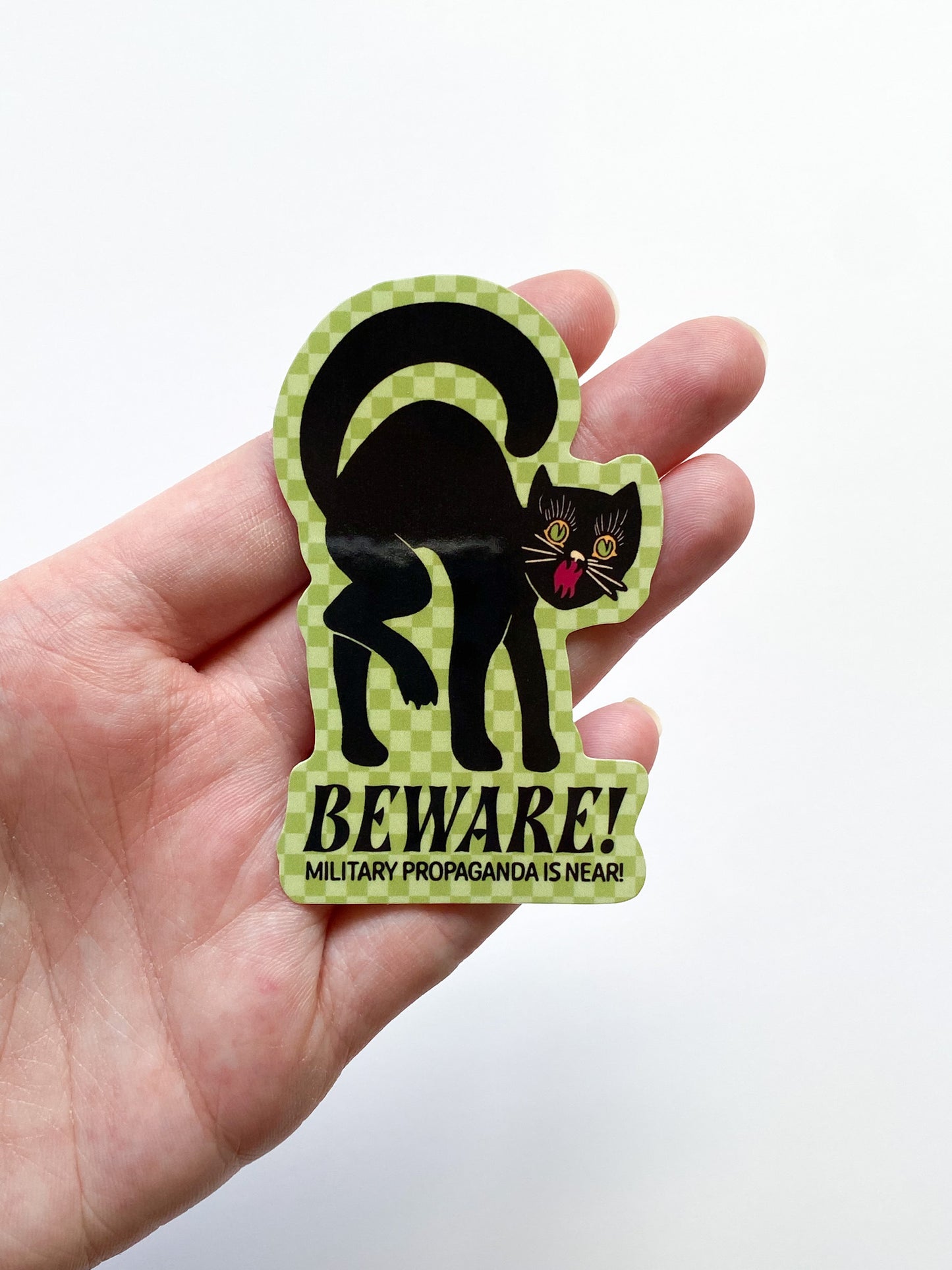 Beware Military Propaganda Is Near Sticker