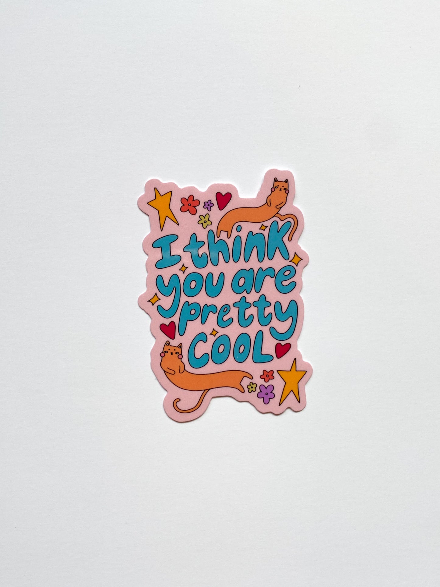 I Think You Are Pretty Cool Sticker