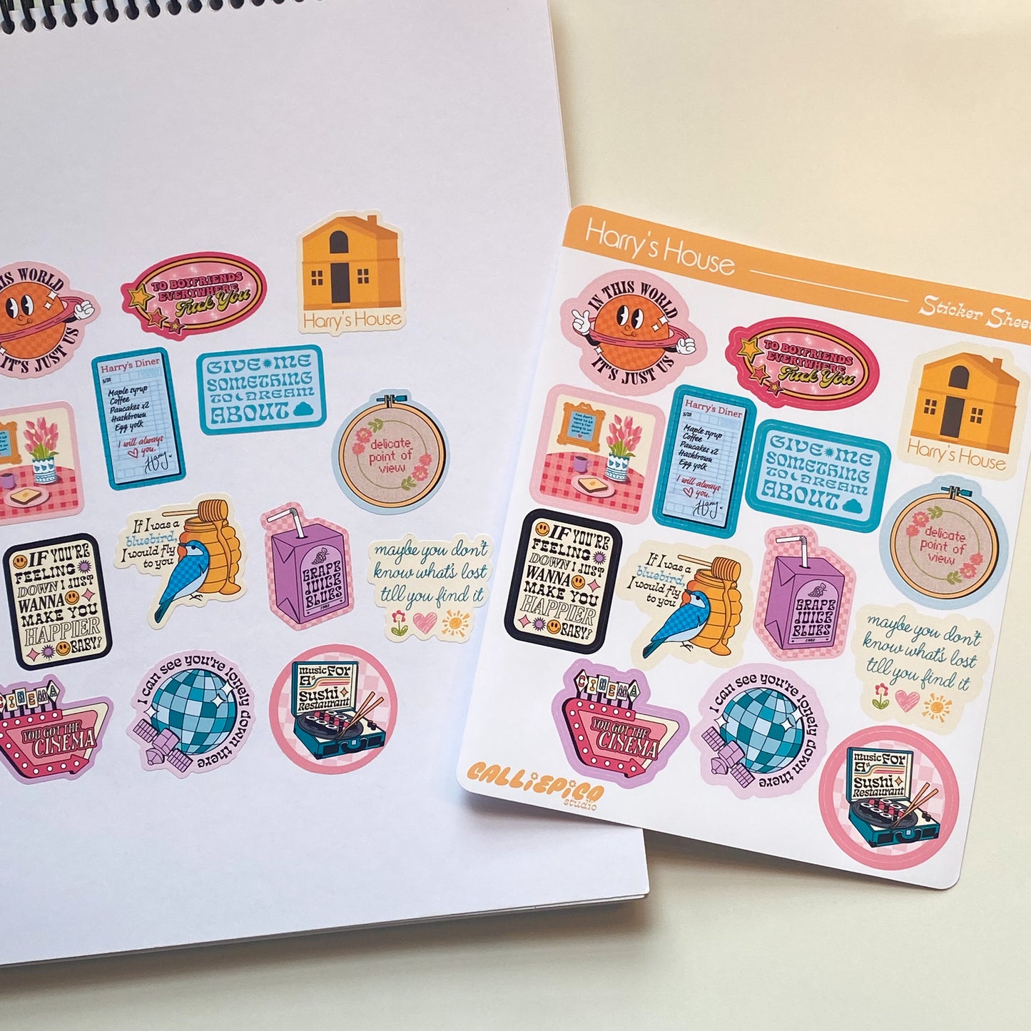 HS3 Sticker Sheet