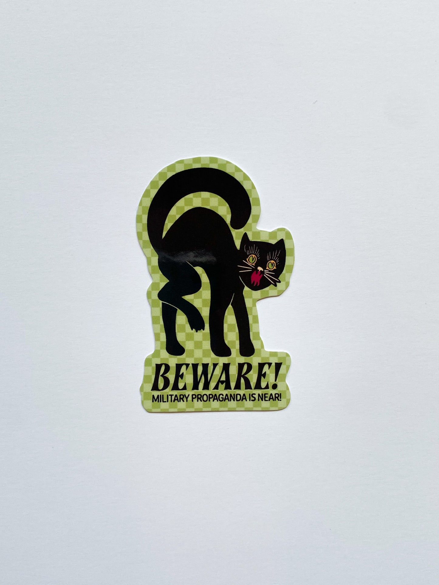 Beware Military Propaganda Is Near Sticker