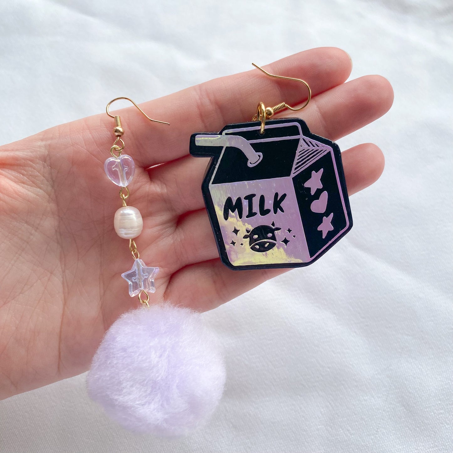 Milk Carton Earrings